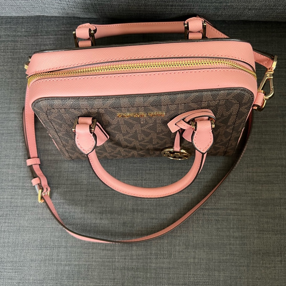 NWT MICHAEL KORS AYDEN MEDIUM DOME SATCHEL HANDBAG - Picture 5 of 8